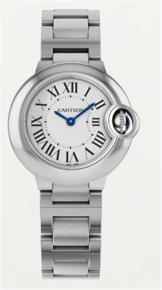Cartier New Unworn Ballon Bleu 28mm Stainless Steel