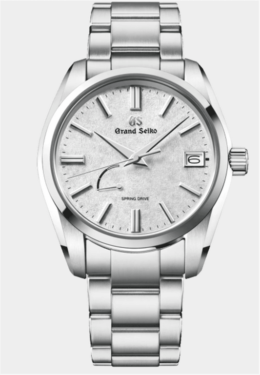 GRAND SEIKO Heritage 40mm White Dial Spring Drive Auto on Steel Bracelet Ref: SBGA465