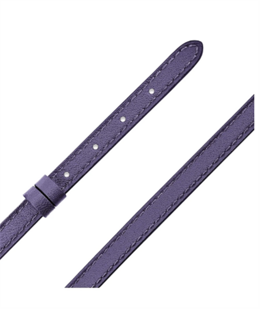 Messkia My Move Purple Rain Calfskin Leather Bracelet Serial Number F74036