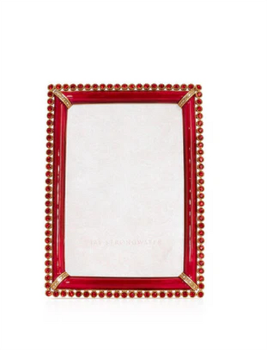 Jay Stronewater Lorraine Stone Edge Frame 4X6 Red