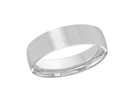 LaViano Fashion Platinum Wedding band 6MM Size 10