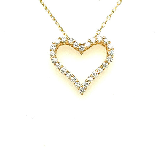 LaViano Fashion 18K Yellow Gold Diamond Pendant
