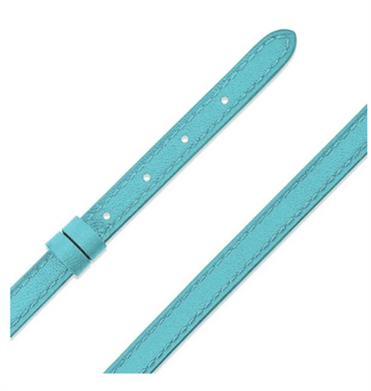Messika My Move Turquoise Calfskin Leather Bracelet Serial Number F56003