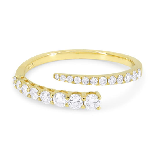 LaViano Fashion 14K Yellow Gold Diamond Ring