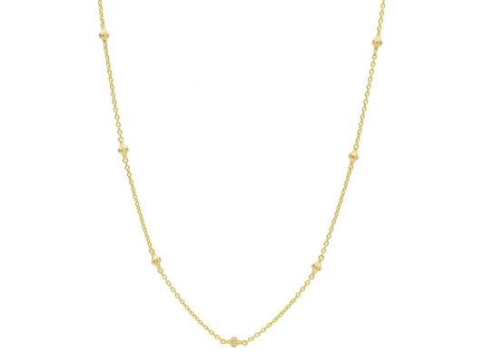 Gurhan 22K Yellow Gold Link Chain with Diamonds .81 Carats