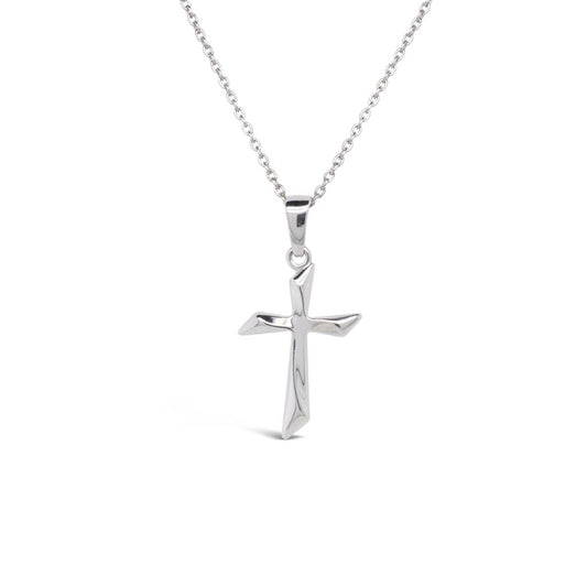 LaViano Fashion 14K White Gold Cross