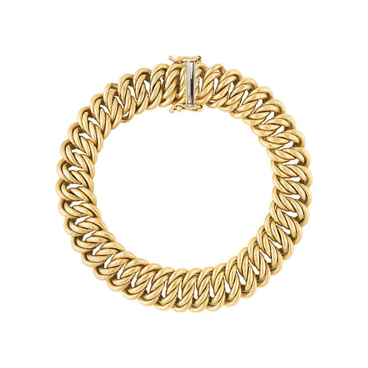 LaViano Fashion 14K Yellow Gold Link Bracelet