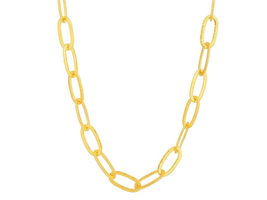 Gurhan 22K Yellow Gold Hoopla Necklace 18"