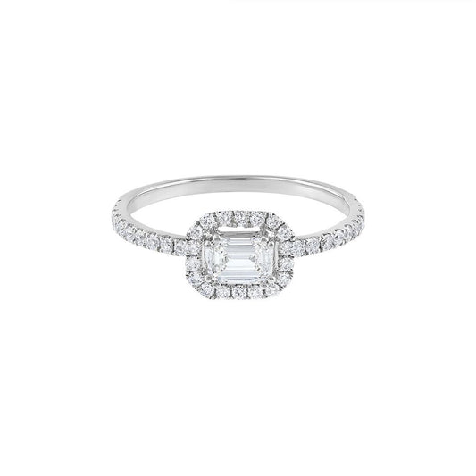 LaViano Fashion 18K White Gold Diamond Ring
