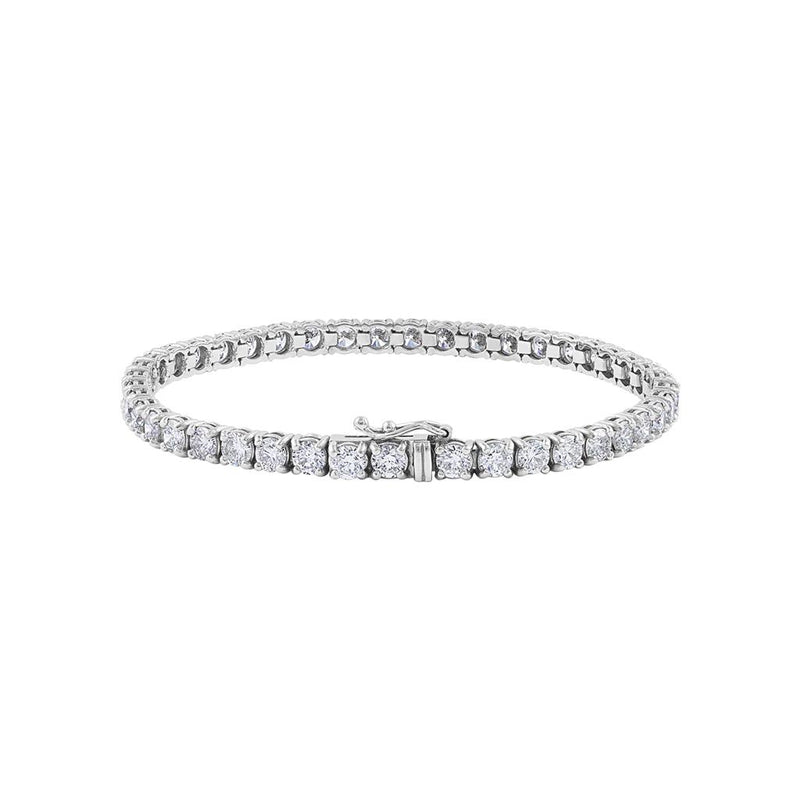 LaViano Fashion 14K White Gold Diamond Bracelet