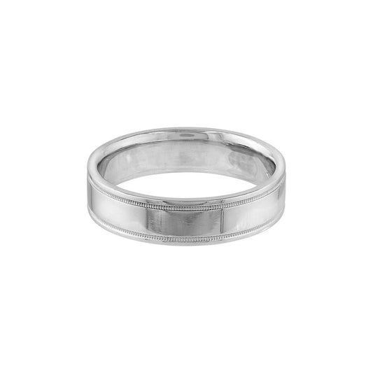 LaViano Fashion Platinum Wedding Band
