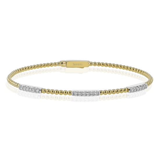 Simon G 18K Two Tone Diamond Bracelet