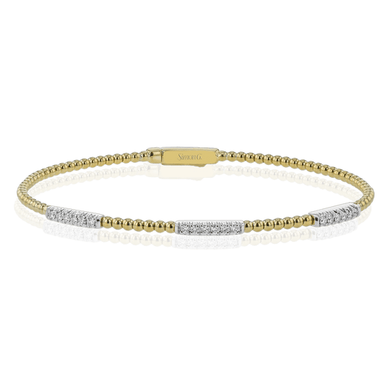 Simon G 18K Two Tone Diamond Bracelet