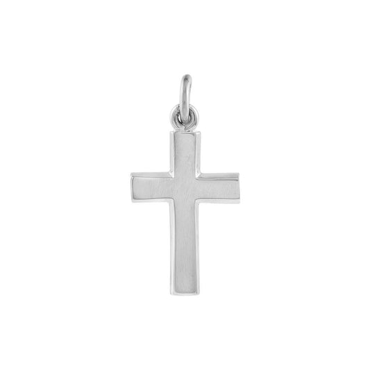 LaViano Fashion 14K White Gold Cross