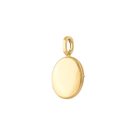 LaViano Fashion 18K Yellow Gold Round Locket