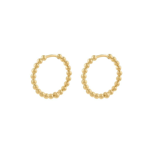 LaViano Fashion 14K Yellow Gold Hoop Earrings