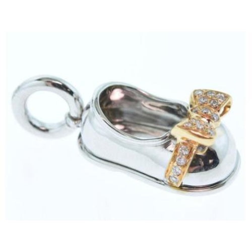 Aaron Basha - Gold Diamond Bow Shoe Charm | LaViano Jewelers