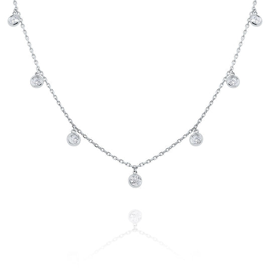LaViano Jewelers Necklaces - 14K White Gold Diamond Necklace