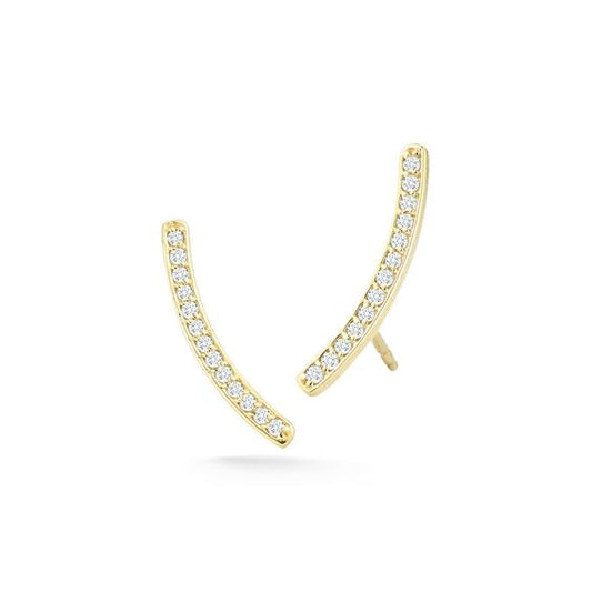 LaViano Jewelers Earrings - 14K Yellow Gold Diamond Earrings