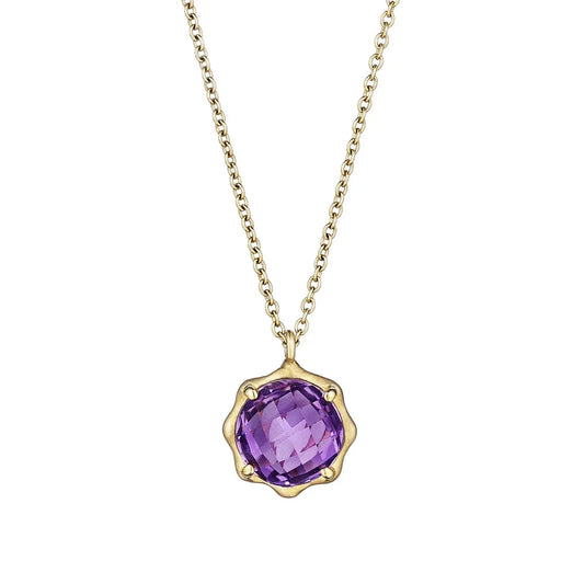 Carelle Necklaces - Amethyst February Birthstone Pendant
