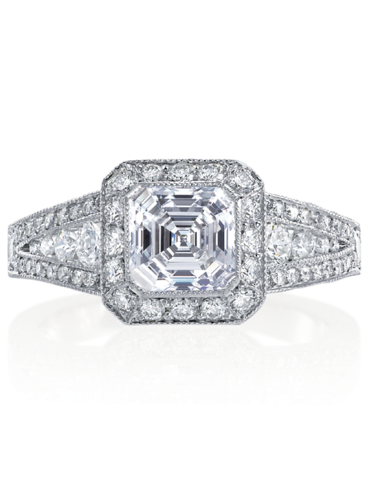 LaViano Fashion Platinum Diamond Semi Mounting Ring