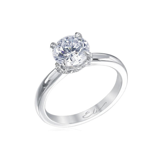 ELI Jewels - Platinum Semi Mounting | LaViano Jewelers NJ NY