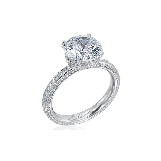 ELI Jewels - Platinum Semi Mounting | LaViano Jewelers NJ NY