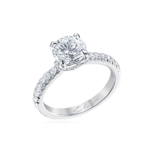 ELI Jewels - Platinum Semi Mounting | LaViano Jewelers NJ NY