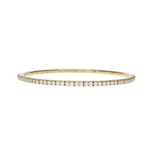Extensible Bracelets - 18K Yellow Gold Diamond Bracelet |