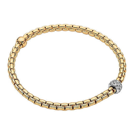 lavianojewelers - 18K Two Tone Diamond Bracelet | LaViano