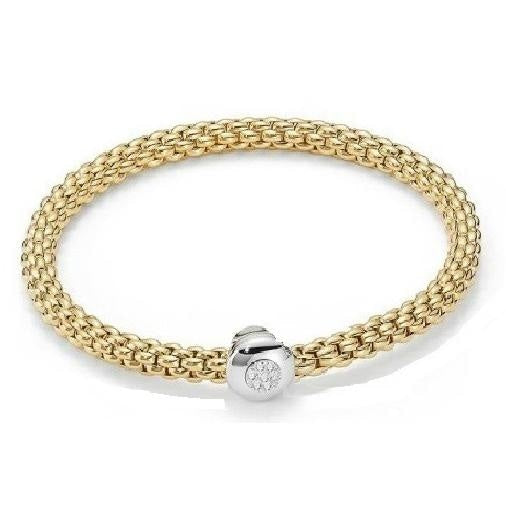 lavianojewelers - 18K Two Tone Diamond FlexβIt Bracelet |