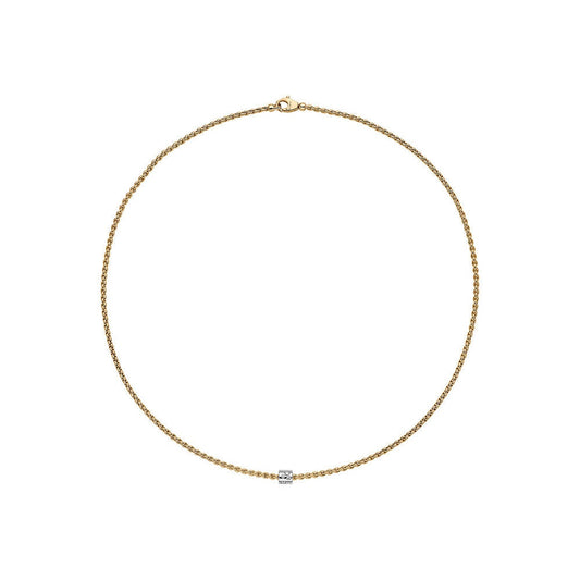 FOPE 18K Two Tone Gold Diamond Aria Necklace