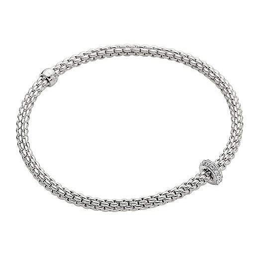 lavianojewelers - 18K White Gold Diamond Flex’It Bracelet |