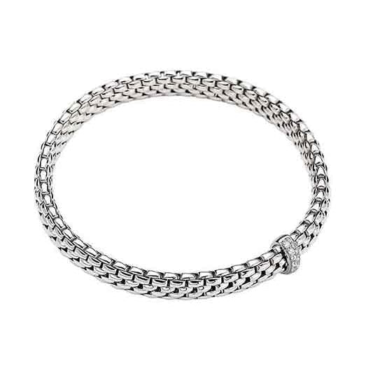 lavianojewelers - 18K White Gold Diamond FlexβIt Bracelet |