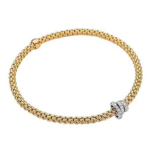 lavianojewelers - 18K Yellow Gold Diamond FlexβIt Bracelet |