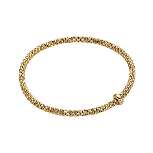 Fope 18K Yellow Gold Diamond Prima Bracelet
