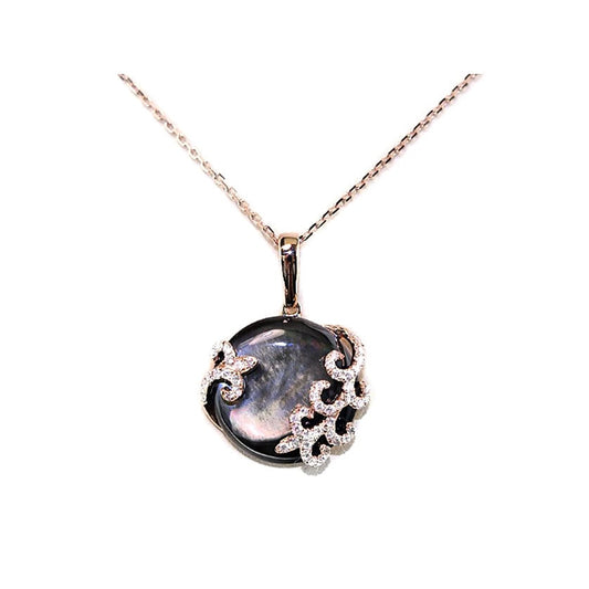 Frederic Sage - 18K Rose Gold Black Mother of Pearl and
