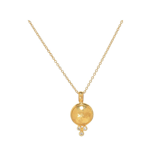 Gurhan Necklaces - 24K Yellow Gold Diamond Necklace |