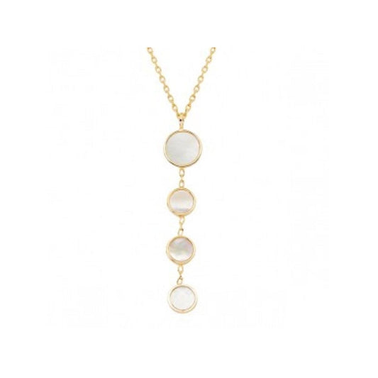 Honora - 14K Yellow Gold Mother of Pearl Round Station