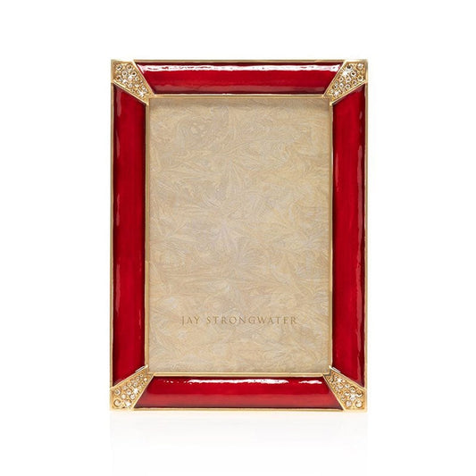 Jay Strongwater - Leonard Pave Corner 4 x 6 Frame | LaViano