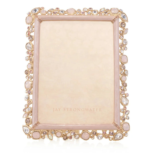 Jay Strongwater Frames - Leslie Bejeweled 5 x 7 Frame - Baby