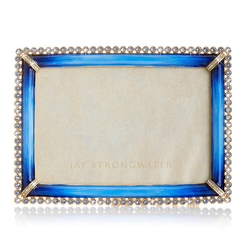 Jay Strongwater Frames - Lorraine Stone Edge 4x6 Frame -