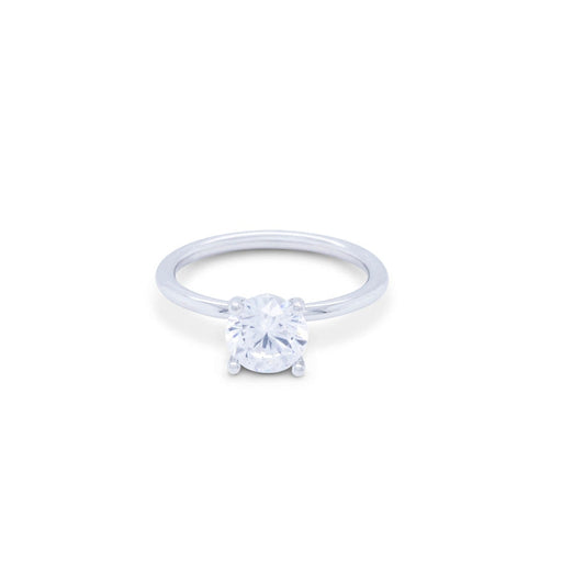 Platinum Semi Mounting Diamonds=.02cts. Please note, that the center stone is not included.