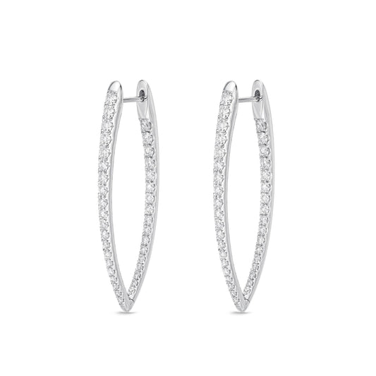 LaViano Jewelers Earrings - 1.63cts 18K White Gold Diamond