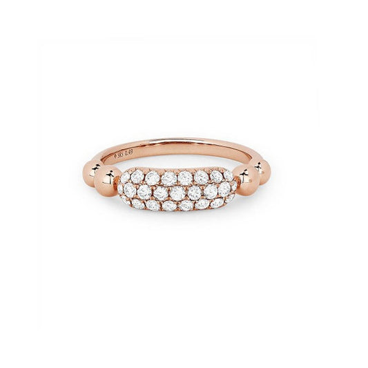 14K Rose Gold Diamond Ring