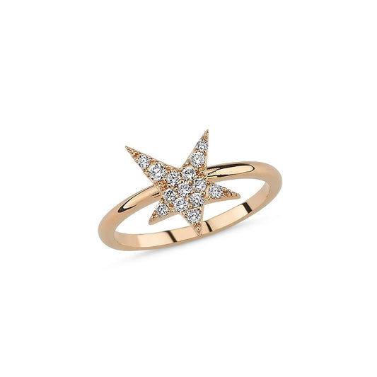 lavianojewelers - 14K Rose Gold RockStar Diamond Ring |