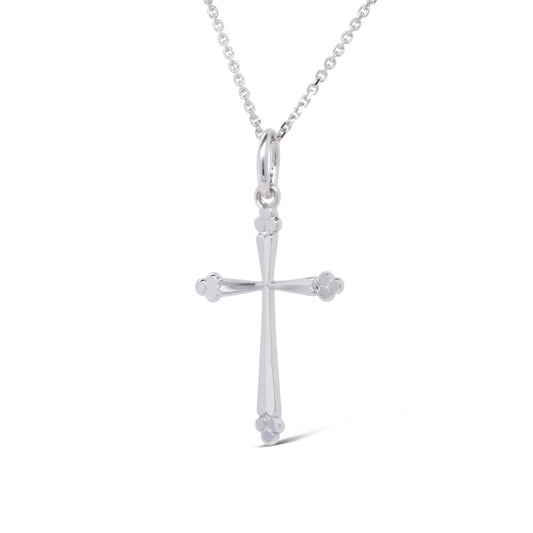 LaViano Jewelers Necklaces - 14K White Gold Cross | LaViano
