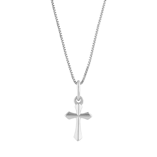 LaViano Jewelers Necklaces - 14K White Gold Cross | LaViano