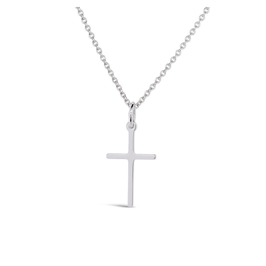 LaViano Jewelers Necklaces - 14K White Gold Cross | LaViano