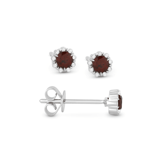 LaViano Jewelers Earrings - 14K White Gold Diamond and